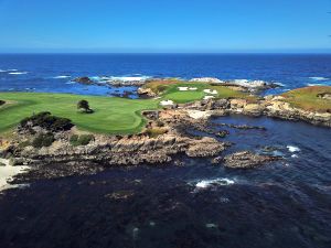 Cypress Point 16th Bay Drone